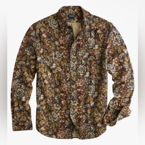 Todd Snyder x Three Looms Floral Two Pocket Overshirt Size Small